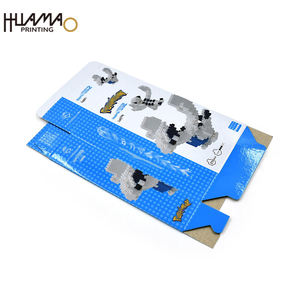 Caja de embalaje plegable reciclable OEM para juguetes de construcción de microbloques, caja de regalo para ladrillos pequeños - Product Image 5