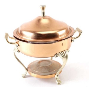 Remium-plato redondo de Latón para Decoración de Buffet, exquisito plato para rozaduras con acabado de alta gama - Product Image 1