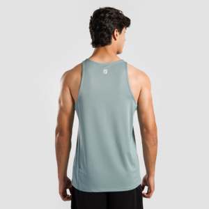 เสื้อฮู้ด GAI Power Tank (สีมิ้นท์)-ทรงปกติสำหรับผู้ชาย เสื้อผ้ากีฬาระบายอากาศดี ตกแต่งด้วยเทคนิค 3D Rhinestone ไซส์ XL เหมาะสำหรับการเพาะกาย ออกกำลังกาย และใช้ในยิม - Product Image 2
