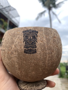 ถ้วยมะพร้าวสำหรับค็อกเทล/กะลามะพร้าวพร้อมโลโก้สลักเลเซอร์ทำจากประเทศเวียดนาม Eco2go คุณภาพสูงและยั่งยืน - Product Image 3