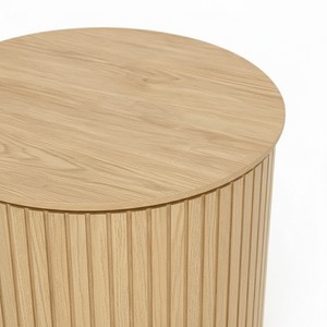 Mesas Nido Modernas de 2 Piezas, Diseño que Ahorra Espacio, Color Natural, Muebles Duraderos para el Hogar - Product Image 5