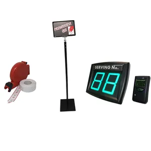 Trong nhà hàng đợi hệ thống quản lý điều khiển từ xa LCD điện tử chờ đợi số hiển thị lớn LCD điện tử Dispenser Sàn Trắng - Product Image 1