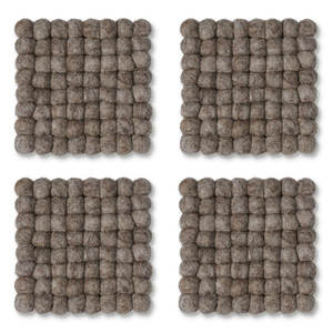 Sous-verres de perles en bois de forme carrée en noyer pour la décoration intérieure et pour les fêtes et les fêtes et autres événements - Product Image 1
