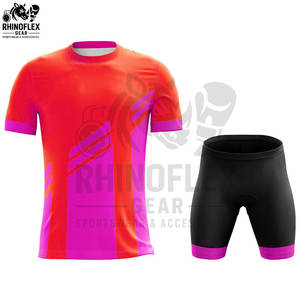 Combinaisons de cyclisme respirantes 100% polyester, vente en gros, prix de gros, style personnalisé, nouveau style, uniforme de cyclisme pour hommes, maillot - Product Image 5