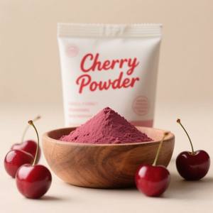 ผงสารสกัดจากเชอร์รี่อะเซโรลาธรรมชาติ อัตราส่วน 20:1 ผงผลไม้เชอร์รี่รสเปรี้ยว ออร์แกนิค ผงเชอร์รี่อบแห้งแบบแช่เยือกแข็ง อัตราส่วน 10:1 - Product Image 1