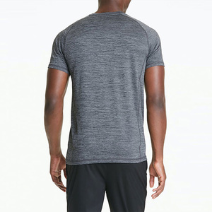 Camiseta deportiva de gimnasio para hombre, Camiseta de cuello redondo de gran tamaño, camisetas de fitness para hombre con servicio OEM, nuevo estilo, venta al por mayor - Product Image 3