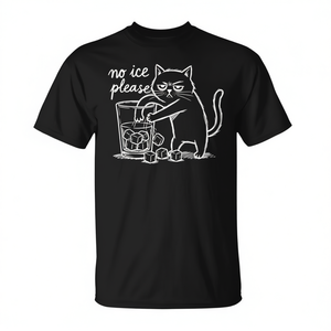T-shirt No Ice Please Cat Abolish Ice - Prodotto promozionale - Product Image 2