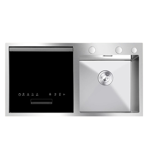 <span class=keywords><strong>Lave</strong></span>-<span class=keywords><strong>vaisselle</strong></span> à chargement par le haut 3-en-1, design compact, <span class=keywords><strong>cuve</strong></span> en acier inoxydable, stockage sans odeur et verrouillage enfant - Product Image 3