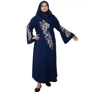 breathable New Top Best Selling Supplier Arabic Long Sleeve Ladies Islamic Clothing Abaya Muslim Dress