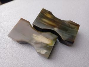Premium Horn Knife Handle Blanks-Escamas de daga auténticas para Khanjar, Omani & Custom Knife Making (Real Buffalo/Sheep Horn - Product Image 2