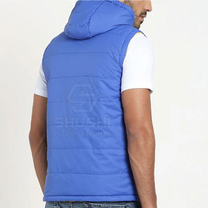 2025 décontracté respirant bouffant gilet grande taille hiver chaud gilet nouveau Design mode Style hommes personnalisé - Product Image 2