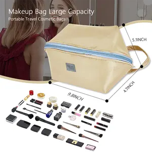Customized Travel Makeup Storage Bag Portable Small Waterproof Cosmetic Tote Bag