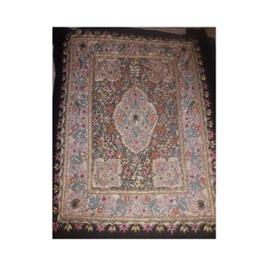 Tapis bijou décoratif de style moderne India Zari Threadwork Tenture murale pour intérieurs de maison Thèmes du patrimoine pour les occasions de cadeaux - Product Image 1
