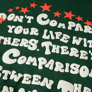 Sudadera con Capucha Personalizada 100% Algodón para Hombre, Sudadera con Capucha de Moda, Estilo Urbano Holgado, Gráfico en Relieve, Gruesa para Invierno - Product Image 6