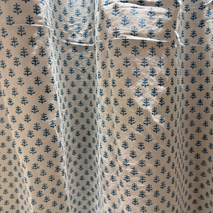 Cortinas Modernas de Algodón Suave con Estampado Floral, con Ojales, Ecológicas, Personalizables, con Sombreado Translúcido para Espacios de Trabajo y Vivienda - Product Image 2