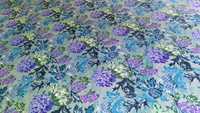2023 à la mode en gros course tissu indien tissu Textile 100% coton matériel Floral sérigraphie multi-usage tissu pas cher prix