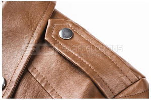 Classic Casual Genuine Leather Jacket.cool Slim Cowhide Coat.plus Size Men Fashion Leather Jackets - Product Image 4