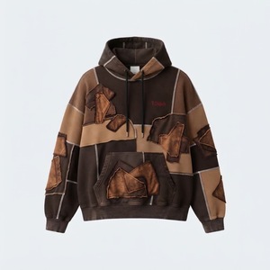 Fournisseur direct d'usine, sweats à capuche pour hommes respirants et légers, logo personnalisé, vêtements d'hiver, style streetwear, prix de gros - Product Image 2