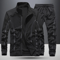 Ensemble survêtement pour femme, pantalon de jogging en coton 100% uni, coupe-vent deux pièces pour l'hiver