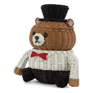 Panier de rangement en forme d'animal, best-seller, décoration de chambre de bébé, paniers en rotin tressé de haute qualité - Product Image 2