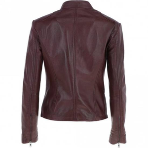 Veste de moto d'hiver en coton tricoté de haute qualité, imperméable et respirante, pour femmes européennes et américaines, style punk à col rond - Product Image 2