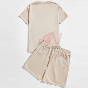 Classic Style T-Shirt And Short Set New Style Comfortable Cut With Modern Look For Daily Training - Product Image 2