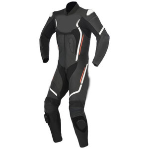Combinaison en cuir sur mesure pour motards Protection pour motards Combinaison de course en cuir véritable pour hommes en cuir de vachette - Product Image 4
