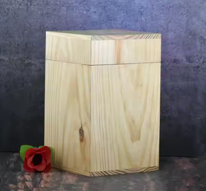 Urna de cremación de madera para adultos de alta calidad, venta al por mayor, nuevo tarro de cremación de madera para cenizas para uso funerario con la mejor calidad - Product Image 4