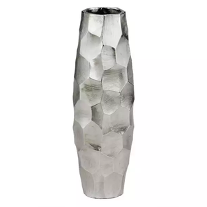 แจกันดอกไม้ทำจากโลหะสีผสมเข้ากันดีที่สุด,แจกันและแจกันดอกไม้ดีไซน์แฮนด์เมดสำหรับตกแต่งบ้านสีเขียว - Product Image 4