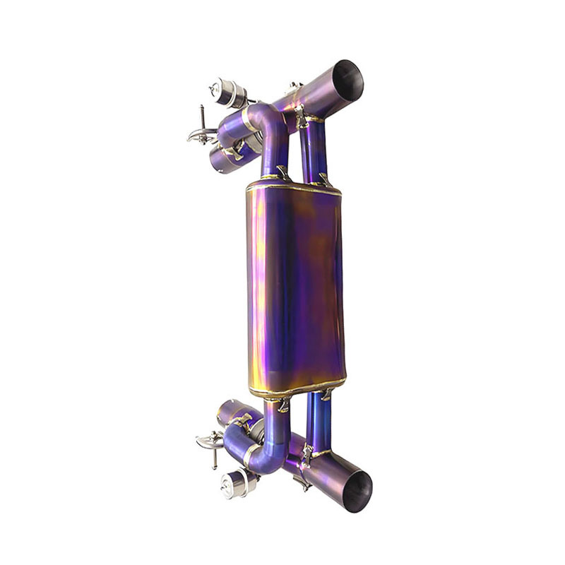VantaFlow Catback Exhaust System Purple Burnt Vacuum Valvetronic for Ferrari 488 GTB Spider 3.9T V8 2015-2019