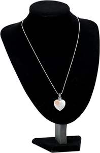 Collares de urna de corazón de Metal para cenizas, recuerdo, urna conmemorativa, joyería de cremación, colgante de ceniza para mujeres, hombres, amor, un tamaño personalizado - Product Image 5