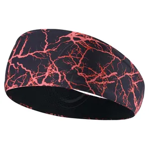 Cycling Yoga Gym Headscarf Bicycle Tennis Hair Band Ear Head Bandage Women Men Sports Headband Running Fitness Sweatband Elastic