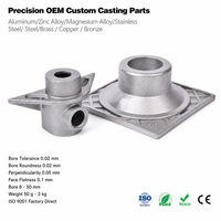 Support de montage en aluminium OEM sur mesure pour palier à bride moulé, pour machines, vente en gros usine