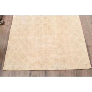 พรมสไตล์วินเทจตุรกี ขนาด 3.6x5.7 ฟุต สีเบจ ทำจากขนสัตว์แท้ - Product Image 2