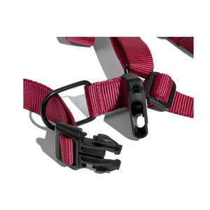 Harnais de luxe Soft Walk pour chats, tailles S, M, XL, en nylon et polyester respirant, couleur bordeaux unie, gilet simple et élégant pour l'extérieur - Product Image 3