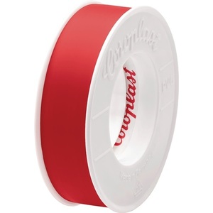 Ruban isolant électrique rouge COROPLAST 302, longueur 10 m, largeur 15 mm, lot de 20 rouleaux - Product Image 1