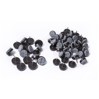 Quanjia Furniture Coussinets ronds en feutre à ongles Curseur Coussinets de glissement Protecteur de sol pour pieds de table de chaise