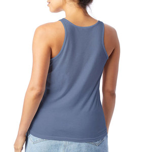 Gris chiné Bella Canvas Femmes Cropped Sexy Respirant Débardeur Prix Pas Cher - Product Image 5