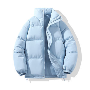 Gran oferta de invierno para hombre, chaqueta transpirable gruesa y cálida con cremallera, abrigo de lana impermeable, traje de cuero de algodón, informal, largo para exteriores 2025 - Product Image 2