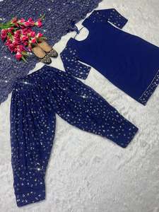 เสื้อผ้าไหมเนยคุณภาพระดับพรีเมียมพร้อมการพิมพ์ที่สวยงามและผ้าไหมเนย ผ้าไหมเนยหนักพร้อมการพิมพ์ดิจิตอลเย็บเต็มรูปแบบ - Product Image 4