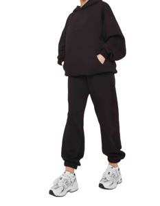 2025 nouvelle qualité supérieure hiver imprimé hommes survêtement Polyester/coton polaire doublure à capuche taille élastique - Product Image 1