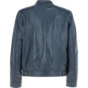 Chaqueta de Cuero de Piel de Oveja Original para Hombre, Diseño Vintage, Chaqueta de Cuero Genuino, Estilo Motero OEM - Product Image 2