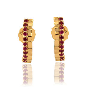 ต่างหูประดับเพชรพลอยสีทองคำขาว 925 ชุบทอง ดีไซน์หรูหรา เหมาะสำหรับงานแต่งงาน ของขวัญ เครื่องประดับ - Product Image 2