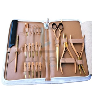 Kit d'outils pour extensions capillaires couleur or plasma sur demande avec possibilité de personnalisation et étiquetage de marque personnalisé gratuit - Product Image 4