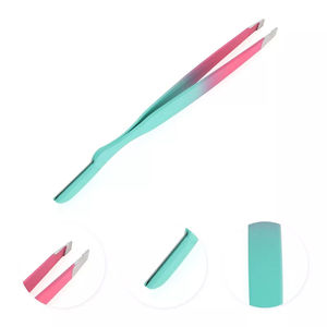 Pinzas para Extensión de Cejas al por Mayor, Pinzas para Dar Forma a las Cejas con Punta Inclinada Recubiertas de Papel Personalizadas para Uso en Salones y en el Hogar - Product Image 6