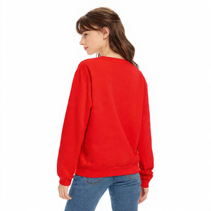 Streetwear Crew Neck Drop Shoulder Sweatshirts Women 450 GSM Fleece Winter Sweatshirt Ladies Baggy Fleece Polyester Sweatshirts - Product Image 2