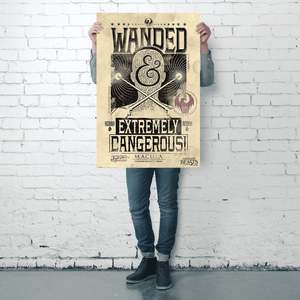 Fantastic Beasts Wall <b>Poster</b> Wanded & Extremely Dangerous Made of Durable Paper - Product Image 4