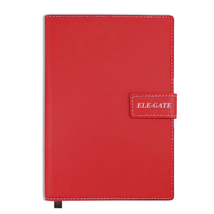 Quaderno in Pelle Rossa con Rilegatura Cucita, 100 Pagine Interne, Chiusura Magnetica per Scuola, Scrittura e Diario, Copertina in Pelle PU - Product Image 5