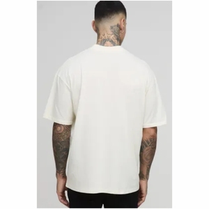 เสื้อยืดผ้าฝ้าย100% สำหรับผู้ชายเสื้อยืดพิมพ์ลายสีดำโอเวอร์ไซส์ - Product Image 2