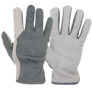 Gants de mécanicien de travail imprimés avec logo personnalisé pour hommes Gants de sécurité pour le travail manuel industriel de construction en couleur bleue respirante - Product Image 3